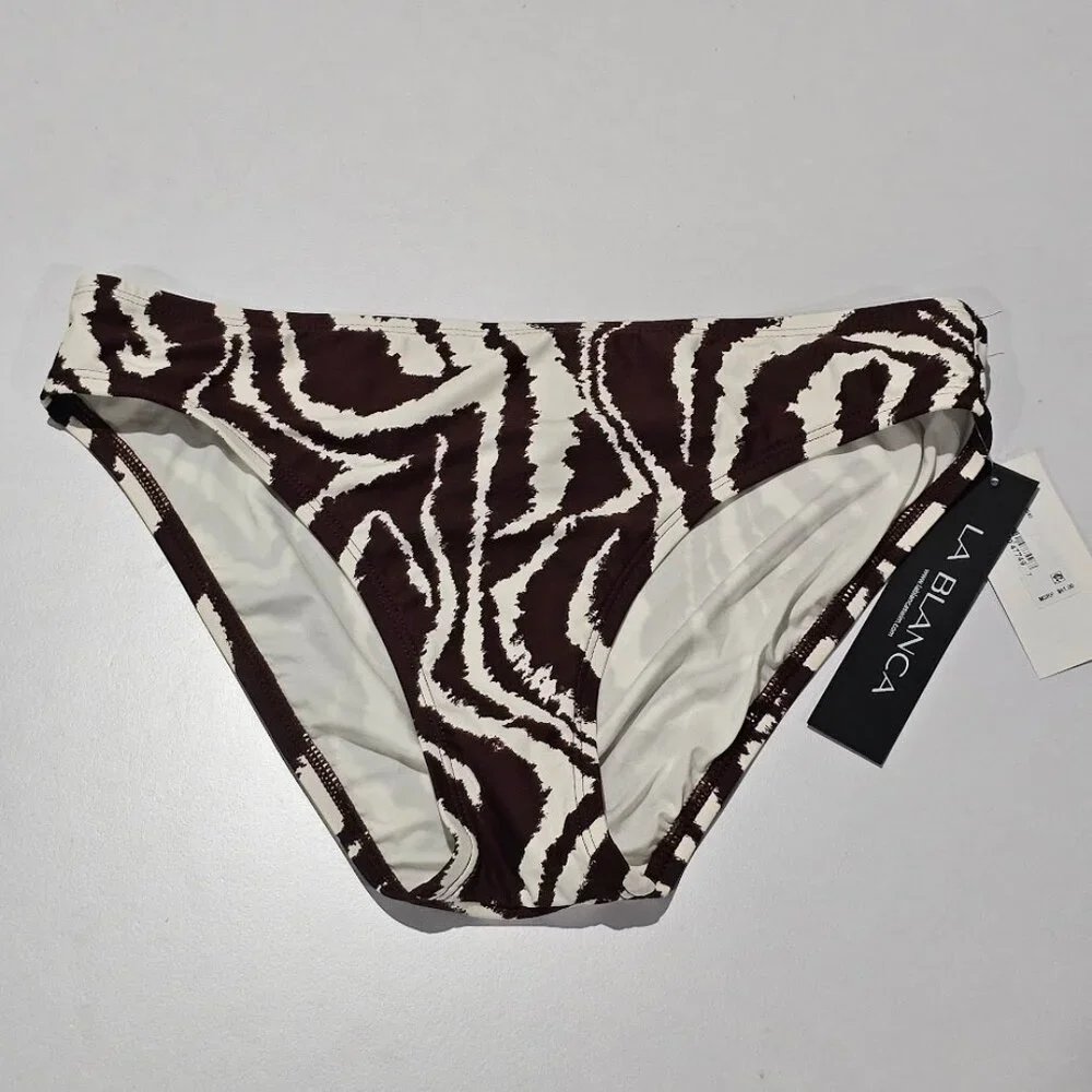 La Blanca Fierce Lines Hipster Bikini Bottom - Picture 5 of 9